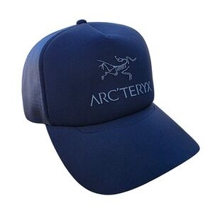 Arc'teryx Bird Word Trucker Hat Black Cloud Adjustable
